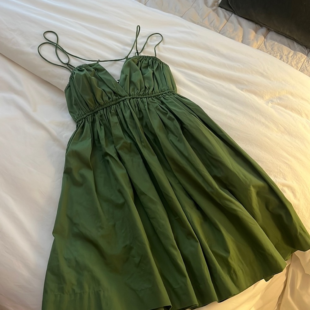 Green Abercrombie strappy dress